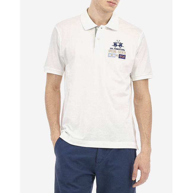 Product LA MARTINA POLO SHIRT MAN S/S POLO 30/1 COTTON PIQUE base image