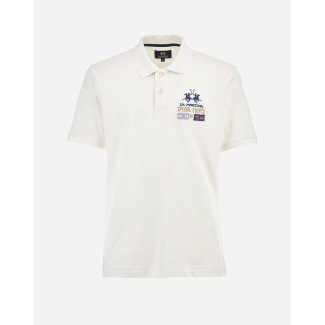 Product LA MARTINA POLO SHIRT MAN S/S POLO 30/1 COTTON PIQUE base image