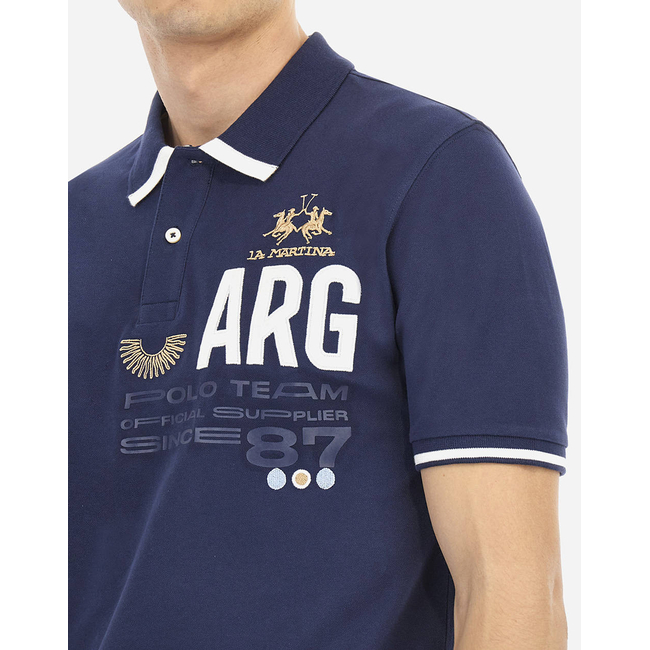 Product LA MARTINA POLO SHIRT SS MAN S/S POLO PIQUET STRETCH base image