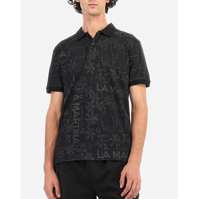Product LA MARTINA ΜΠΛΟΥΖΑ POLO ΚΜ MAN POLO PRINTED JERSEY base image