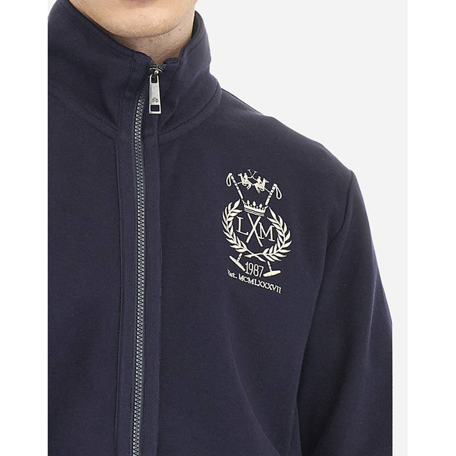 Product LA MARTINA SWEATSHIRT LS MAN FULL ZIP SWEATSHIRT PIQUET base image