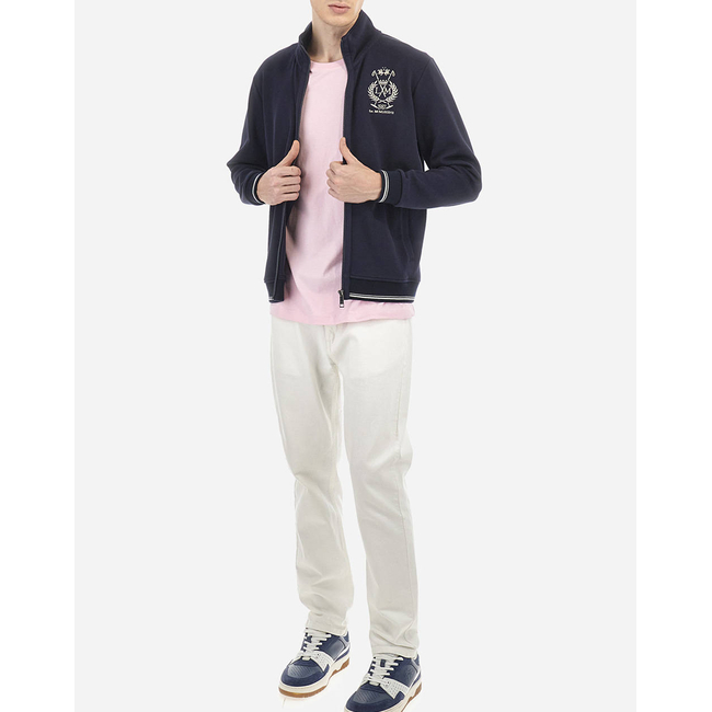 Product LA MARTINA SWEATSHIRT LS MAN FULL ZIP SWEATSHIRT PIQUET base image