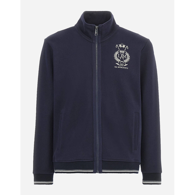 Product LA MARTINA SWEATSHIRT LS MAN FULL ZIP SWEATSHIRT PIQUET base image