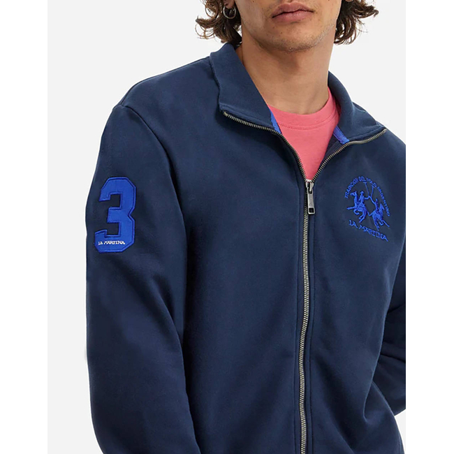 Product LA MARTINA LS MAN FLEECE DIAGONAL FRENCH TER SWEATSHIRT base image