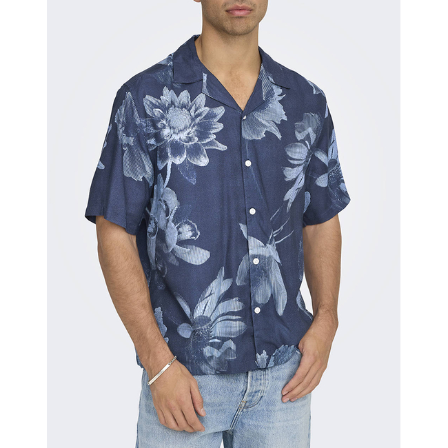 Product ONLY&SONS ONSROCKET REG SS RESORT AOP SHIRT base image