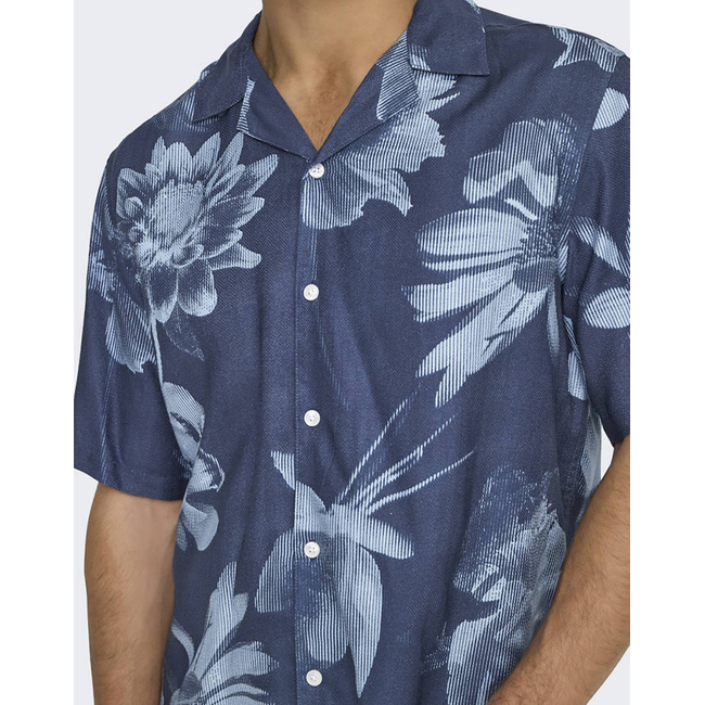 Product ONLY&SONS ONSROCKET REG SS RESORT AOP SHIRT base image