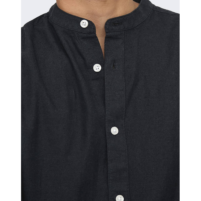 Product ONLY&SONS ONSCAIDEN LIFE LS SOLID LINEN MAO NOOS base image