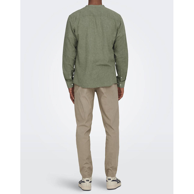 Product ONLY&SONS ONSCAIDEN LIFE LS SOLID LINEN MAO NOOS base image