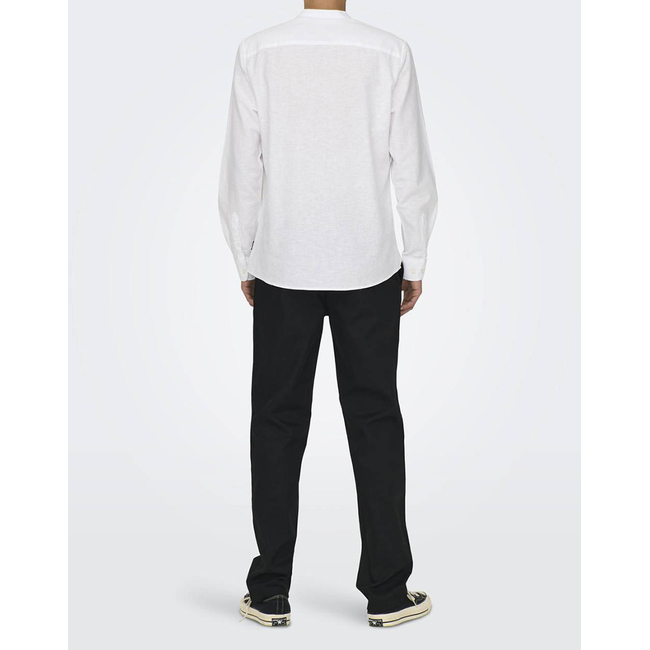 Product ONLY&SONS ONSCAIDEN LIFE LS SOLID LINEN MAO NOOS base image