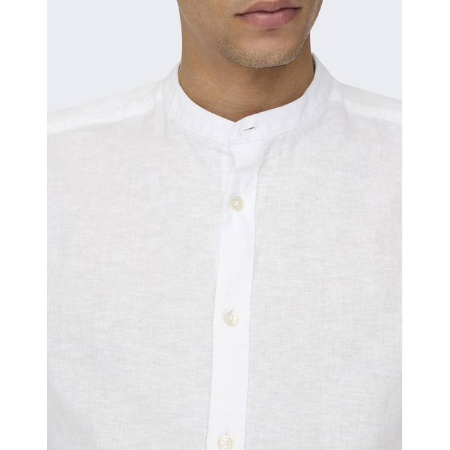 Product ONLY&SONS ONSCAIDEN LIFE LS SOLID LINEN MAO NOOS base image