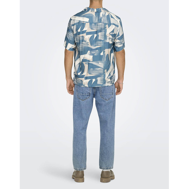 Product ONLY&SONS ONSDASH LIFE REG DIG AOP SS RESORT SHIRT base image