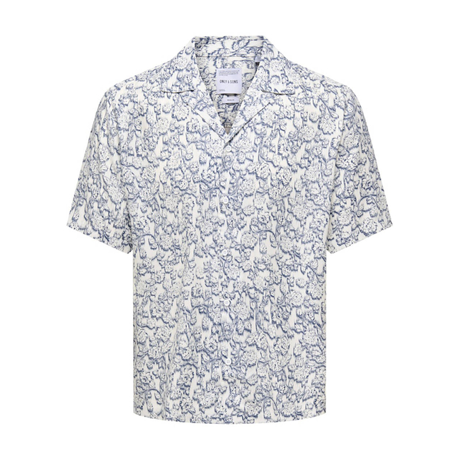 Product ONLY&SONS  ONSDASH LIFE REG AOP SS RESORT SHIRT base image
