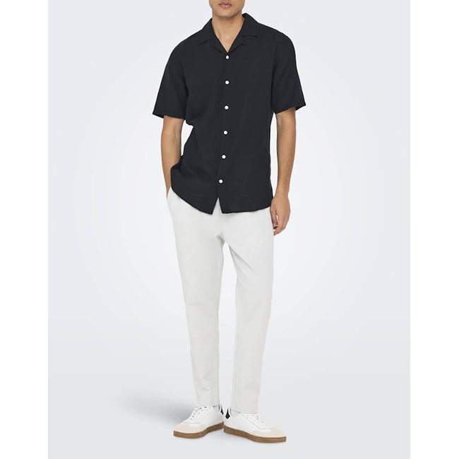 Product ONLY&SONS ONSCAIDEN LIFE SS SOLID RESORT LINENNOOS base image