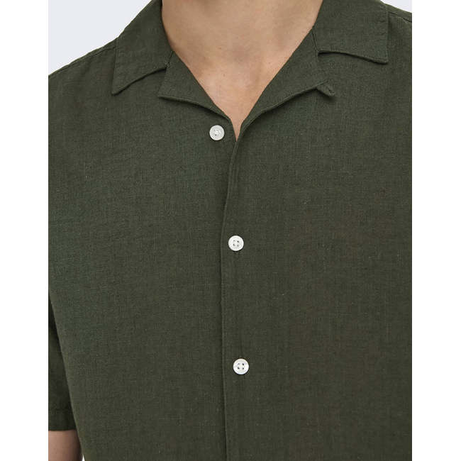 Product ONLY&SONS ONSCAIDEN LIFE SS SOLID RESORT LINENNOOS base image