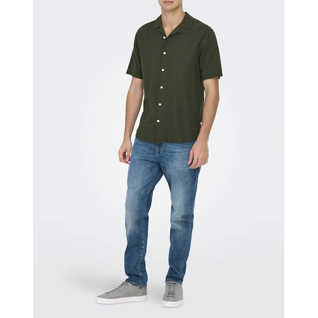 Product ONLY&SONS ONSCAIDEN LIFE SS SOLID RESORT LINENNOOS base image