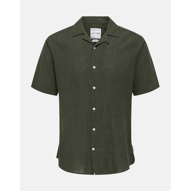 Product ONLY&SONS ONSCAIDEN LIFE SS SOLID RESORT LINENNOOS base image