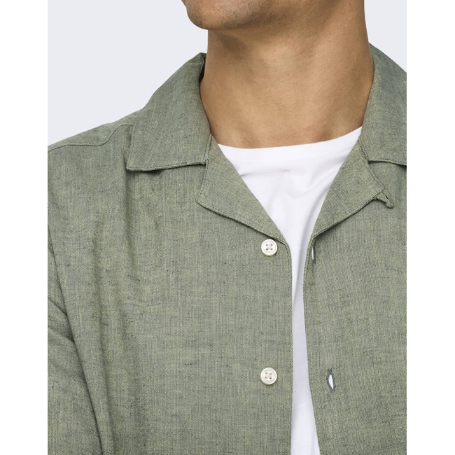 Product ONLY&SONS ONSCAIDEN LIFE SS SOLID RESORT LINENNOOS base image