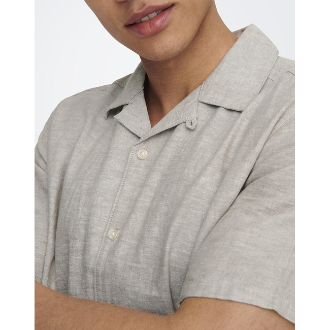 Product ONLY&SONS ONSCAIDEN LIFE SS SOLID RESORT LINENNOOS base image