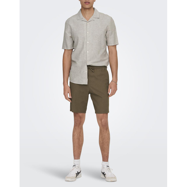 Product ONLY&SONS ONSCAIDEN LIFE SS SOLID RESORT LINENNOOS base image