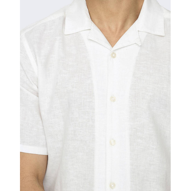 Product ONLY&SONS ONSCAIDEN LIFE SS SOLID RESORT LINENNOOS base image