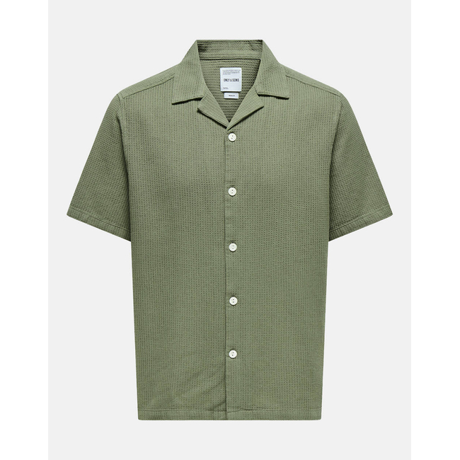 Product ONLY&SONS ONSBERTIL WAFFLE SS RESORT SHIRT base image