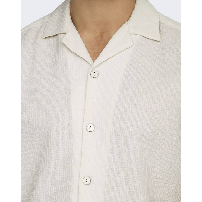 Product ONLY&SONS ONSBERTIL WAFFLE SS RESORT SHIRT base image