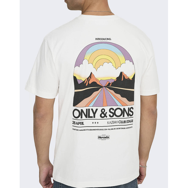 Product ONLY&SONS ONSKAZBAH PRINT RLX SS TEE base image