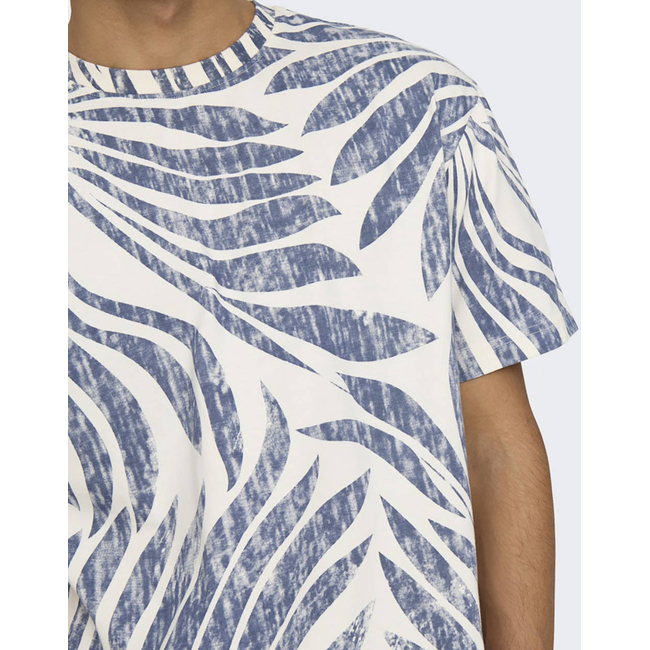 Product ONLY&SONS ONSZEKE LIFE REG WASHED SS AOP TEE base image