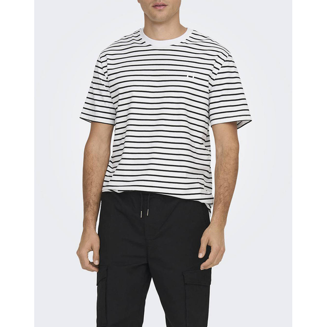 Product ONLY&SONS ONSHENRY REG STRIPE SS TEE NOOS base image