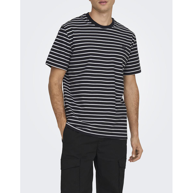 Product ONLY&SONS ONSHENRY REG STRIPE SS TEE NOOS base image