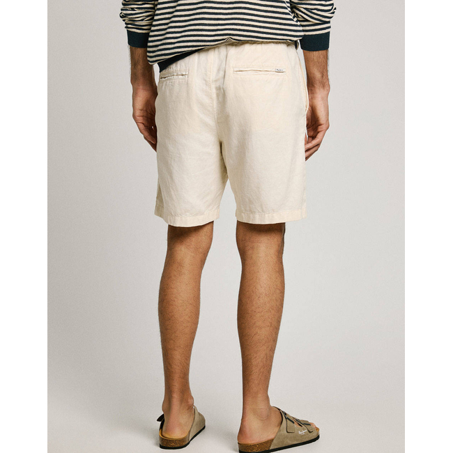 Product PEPE JEANS DROP 3A RELAXED LINEN SMART SHORTS MEN'S BERMUDA base image