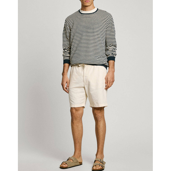 Product PEPE JEANS DROP 3A RELAXED LINEN SMART SHORTS MEN'S BERMUDA base image
