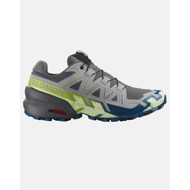 Product SALOMON  TRAIL RUNNING - CROSS SPEEDCROSS 6 CASTLEROCK / LIME CREAM / POSEIDON ΠΑΠΟΥΤΣΙ ΑΝΔΡΙΚΟ base image