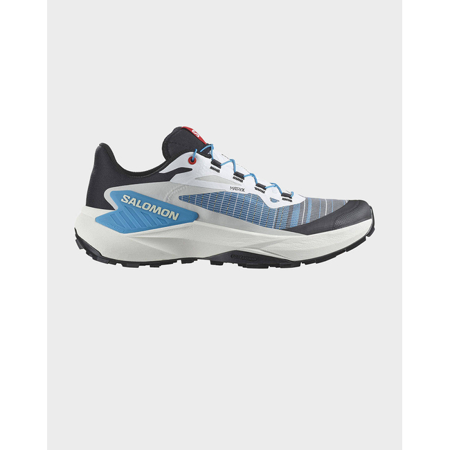 Product SALOMON  TRAIL RUNNING - GENESIS GENESIS BLACK / WHITE / TRANSCEND BLUE ΠΑΠΟΥΤΣΙ ΑΝΔΡΙΚΟ base image