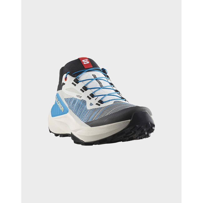 Product SALOMON  TRAIL RUNNING - GENESIS GENESIS BLACK / WHITE / TRANSCEND BLUE ΠΑΠΟΥΤΣΙ ΑΝΔΡΙΚΟ base image
