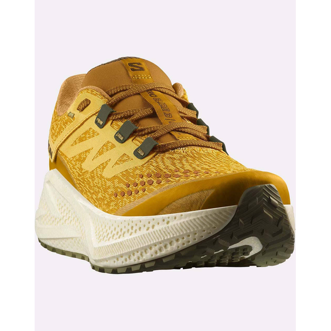Product SALOMON  GRAVEL RUNNING - AERO AERO GLIDE 3 GRVL SPICY MUSTARD / VANILLA ICE / DEEP LICHEN GREEN ΠΑΠΟΥΤΣΙ ΑΝΔΡΙΚΟ base image
