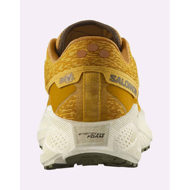 Product SALOMON  GRAVEL RUNNING - AERO AERO GLIDE 3 GRVL SPICY MUSTARD / VANILLA ICE / DEEP LICHEN GREEN ΠΑΠΟΥΤΣΙ ΑΝΔΡΙΚΟ base image