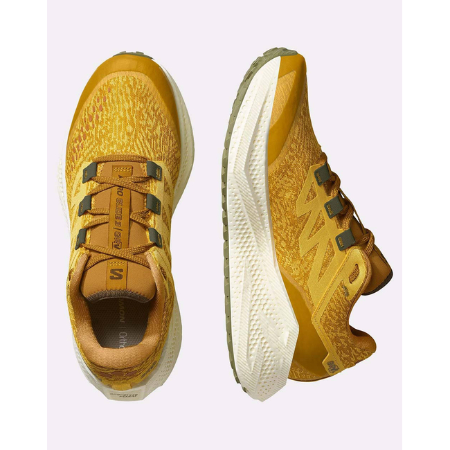 Product SALOMON  GRAVEL RUNNING - AERO AERO GLIDE 3 GRVL SPICY MUSTARD / VANILLA ICE / DEEP LICHEN GREEN ΠΑΠΟΥΤΣΙ ΑΝΔΡΙΚΟ base image
