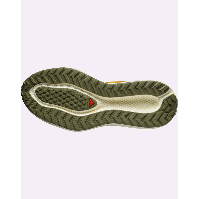 Product SALOMON  GRAVEL RUNNING - AERO AERO GLIDE 3 GRVL SPICY MUSTARD / VANILLA ICE / DEEP LICHEN GREEN ΠΑΠΟΥΤΣΙ ΑΝΔΡΙΚΟ base image