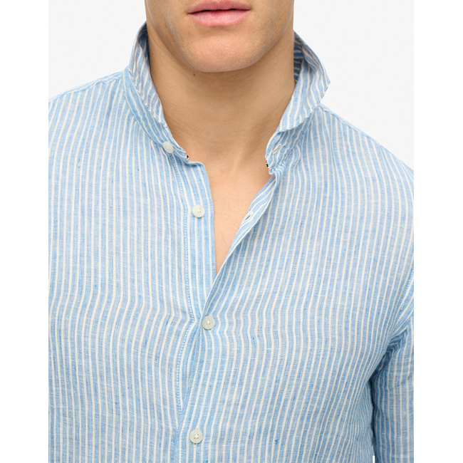 Product SUPERDRY D2 STUD VACATION L/S LINEN SHIRT MEN base image