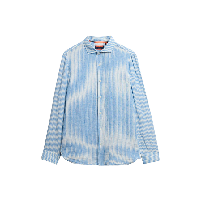 Product SUPERDRY D2 STUD VACATION L/S LINEN SHIRT MEN base image