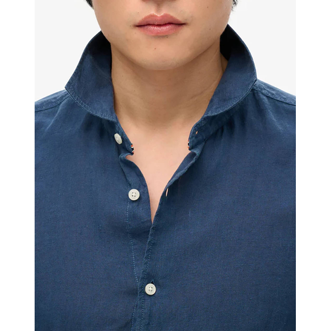 Product SUPERDRY  D2 STUD VACATION L/S LINEN SHIRT ΠΟΥΚΑΜΙΣΟ ΑΝΔΡΙΚΟ base image