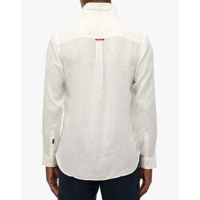 Product SUPERDRY D2 STUD VACATION L/S LINEN SHIRT MEN base image