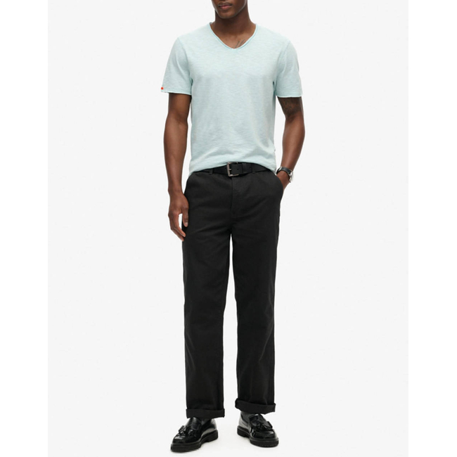 Product SUPERDRY D3 STUD RAW EDGE SLUB V T SHIRT MEN base image