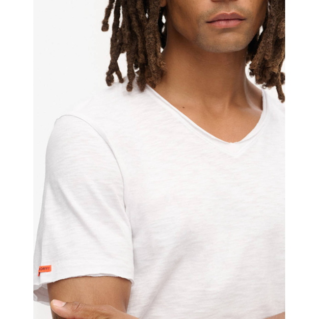 Product SUPERDRY D3 STUD RAW EDGE SLUB V T SHIRT MEN base image