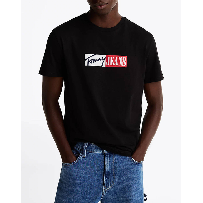 Product TOMMY JEANS TJM SLIM ENTRY GRAPHIC TEE EXT base image