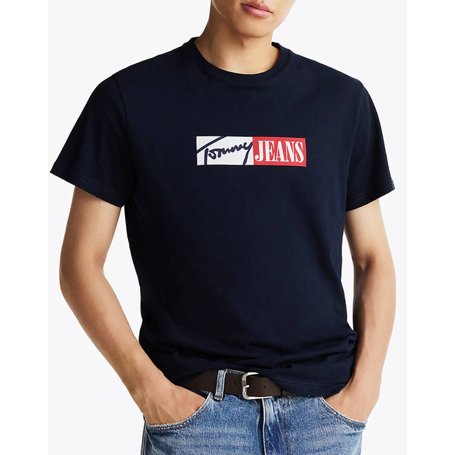 Product TOMMY JEANS TJM SLIM ENTRY GRAPHIC TEE EXT base image