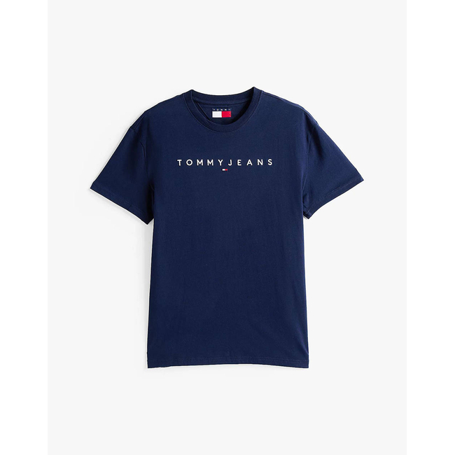 Product TOMMY JEANS TJM REG LINEAR LOGO TEE EXT base image