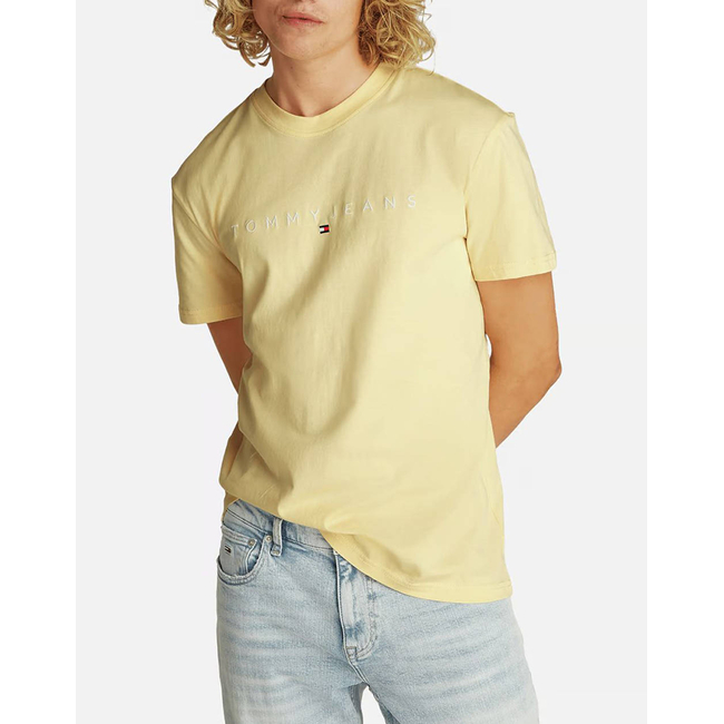 Product TOMMY JEANS TJM REG LINEAR LOGO TEE EXT base image