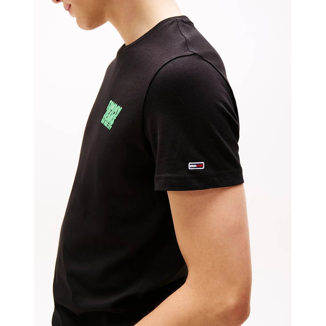 Product TOMMY JEANS TJM SLIM BUBBLE PRINT SS TEE EXT base image